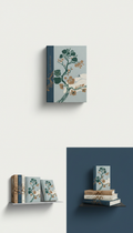 Colección de poesía ilustrada con sobrecubierta minimalista